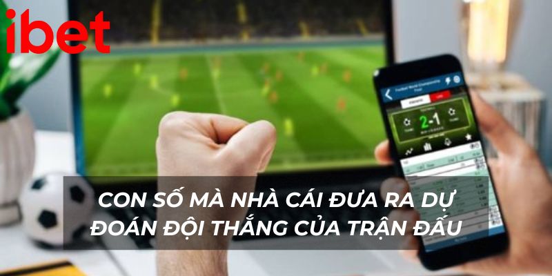 Con số mà nhà cái đưa ra để người tham gia dự đoán đội thắng trong trận đấu