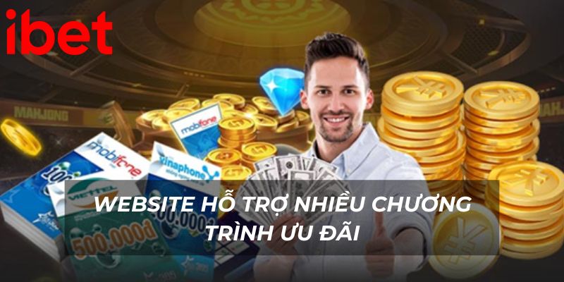 Website hỗ trợ nhiều chương trình ưu đãi